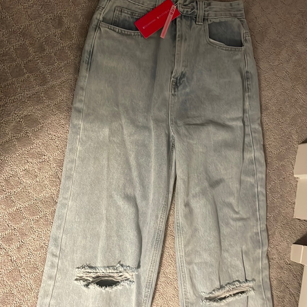 Blue wide leg jeans NWT size aus 8 us 4